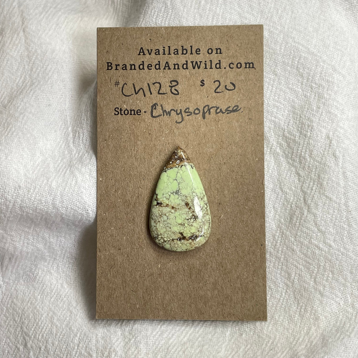 Chrysoprase Cabochon - CH128
