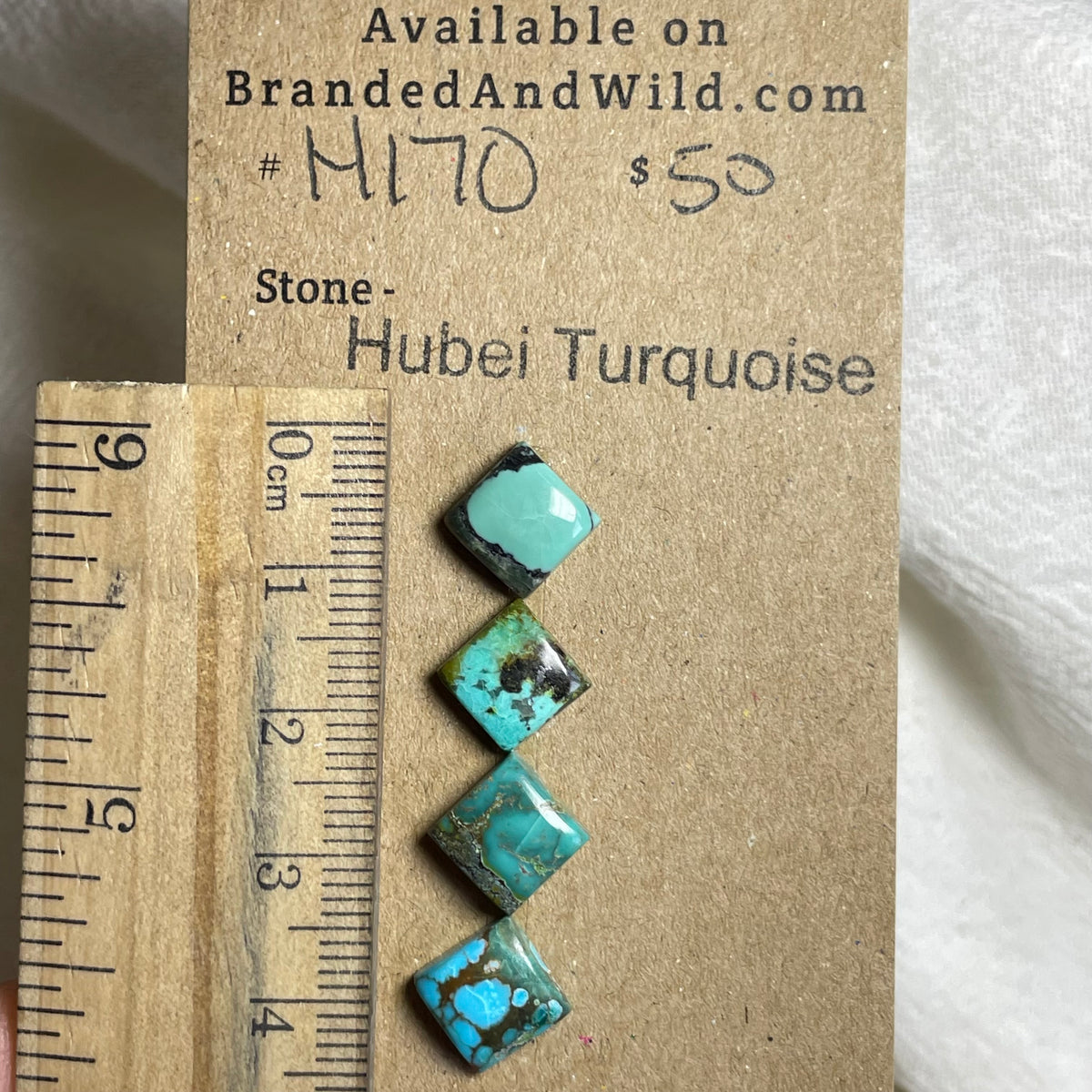 Hubei Turquoise Cabochon - H170 6900042C-E71F-4768-AA38-42CE18F2EC38 Brandedandwild.com