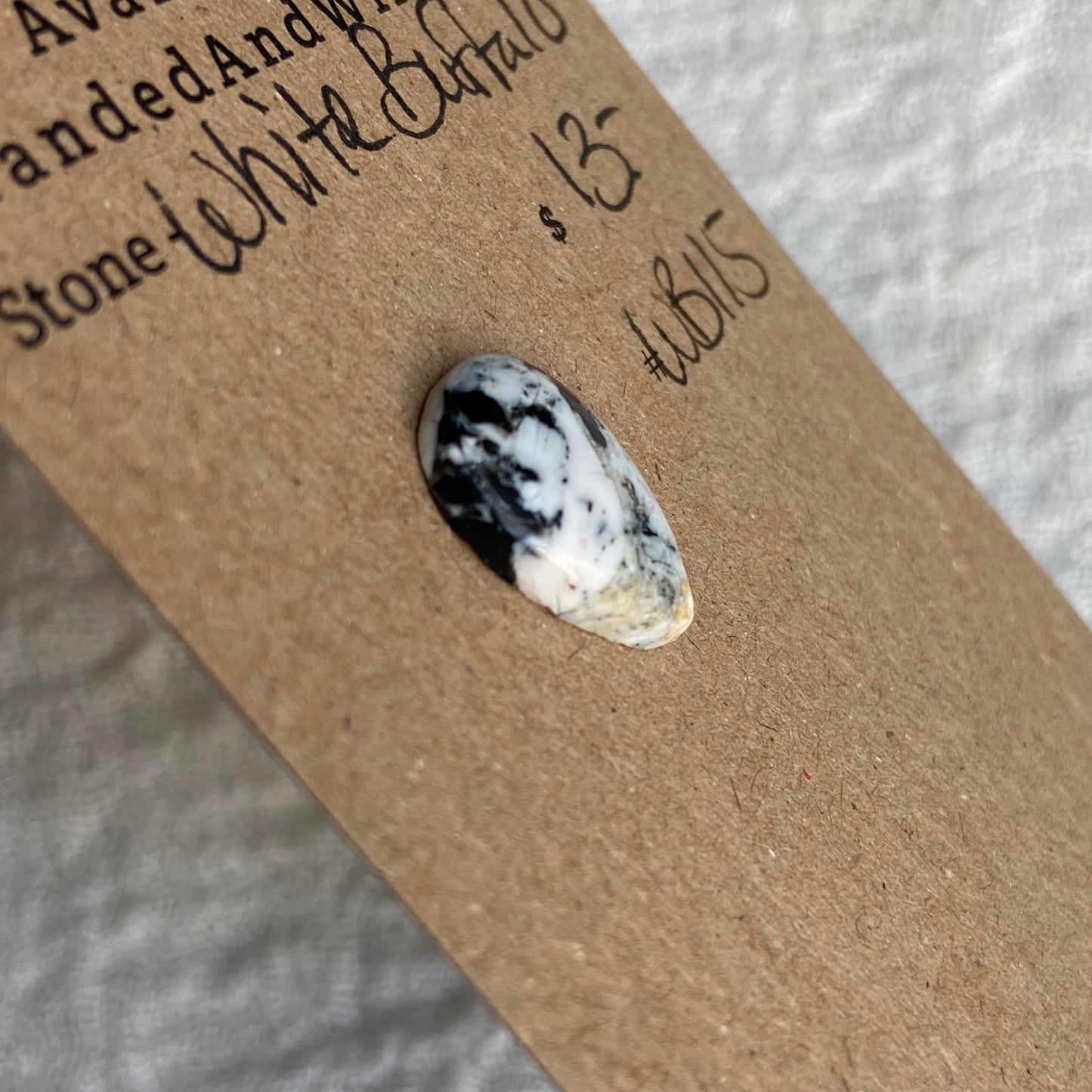 White Buffalo Cabochon - WB115