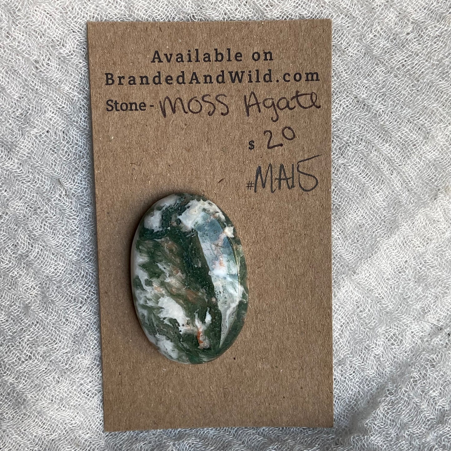 Moss Agate Cabochon - MA15
