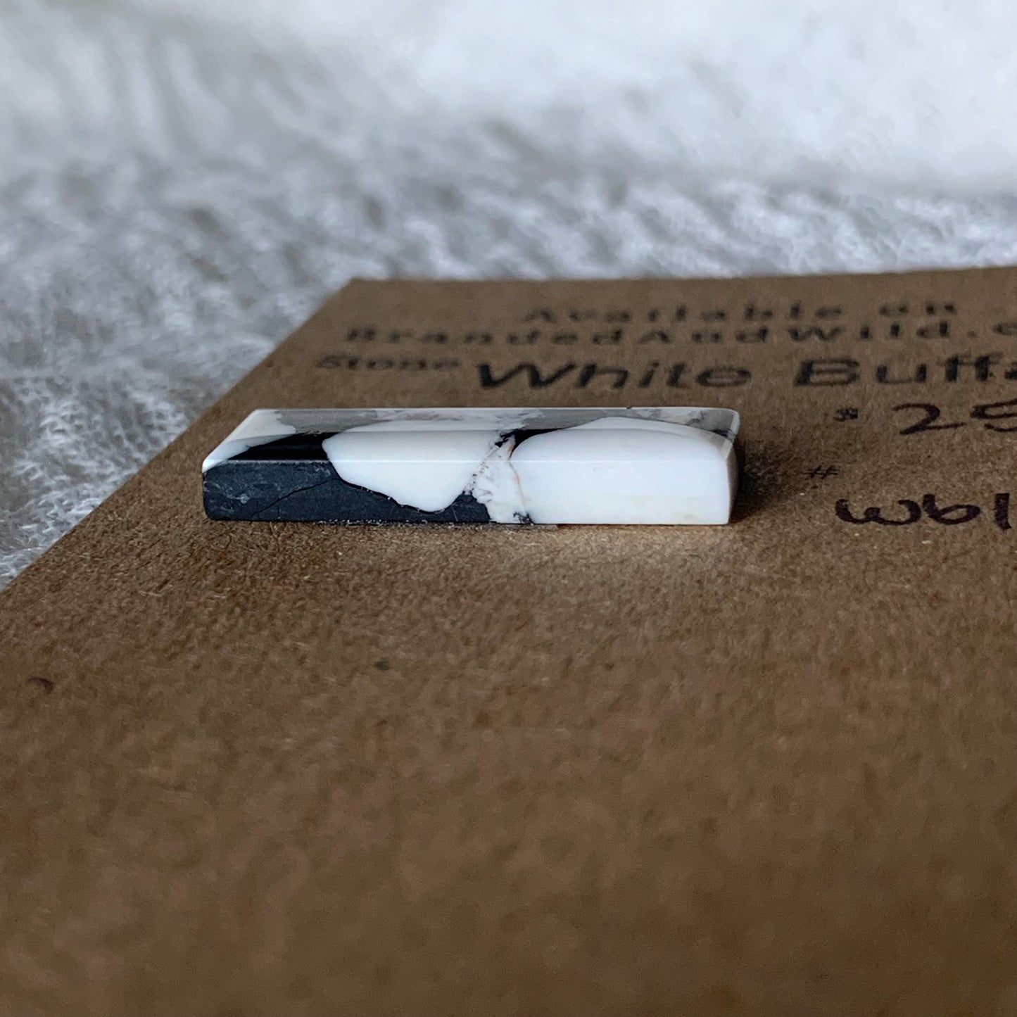 White Buffalo Cabochon - WB113