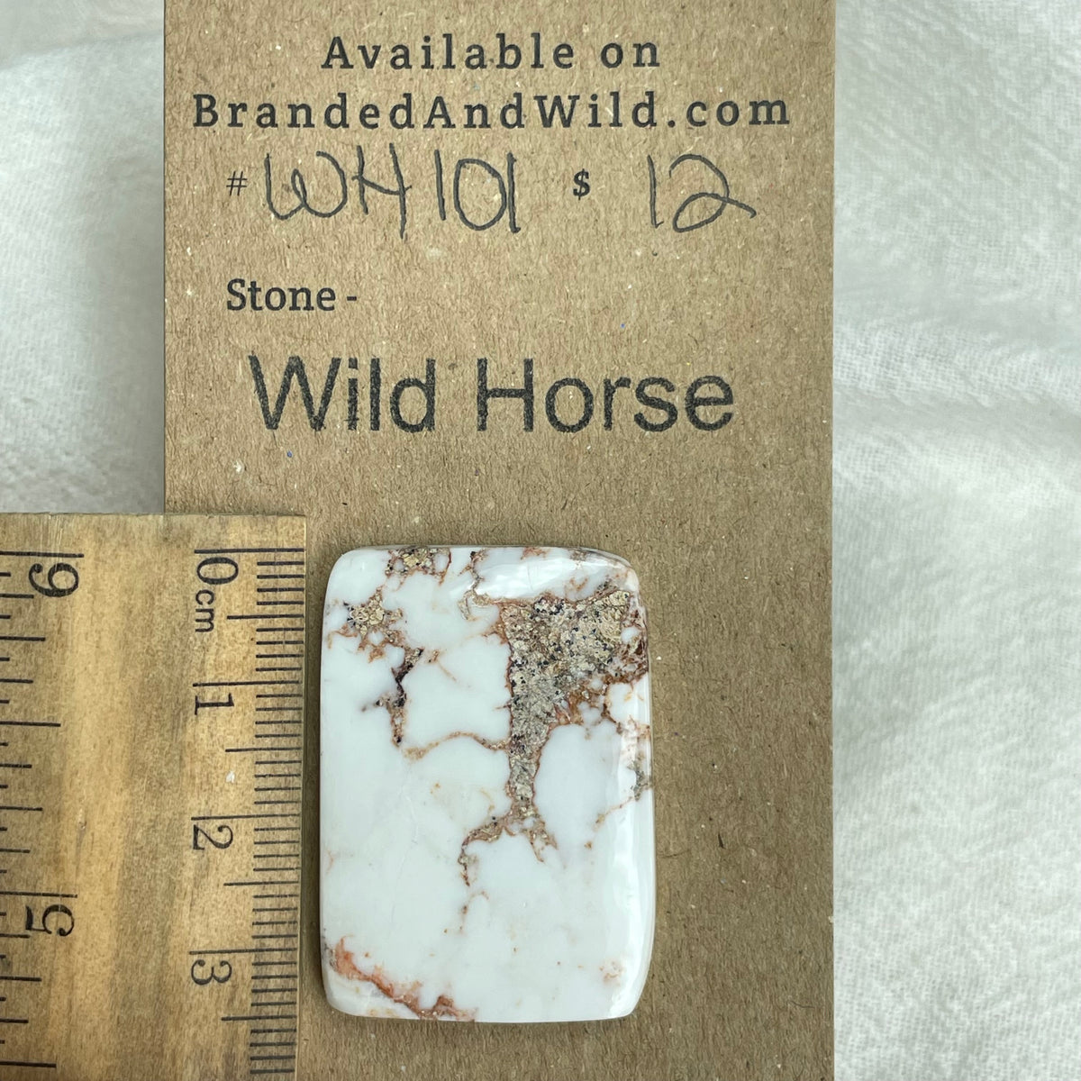 Wild Horse Cabochon - WH101 695DD118-0A9B-46E5-BF02-6506D3EF4D5A Brandedandwild.com