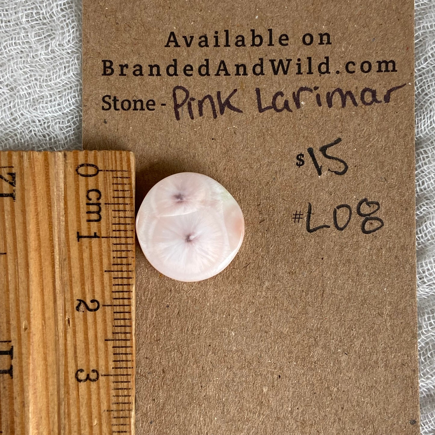 Pink Larimar Cabochon - PL08