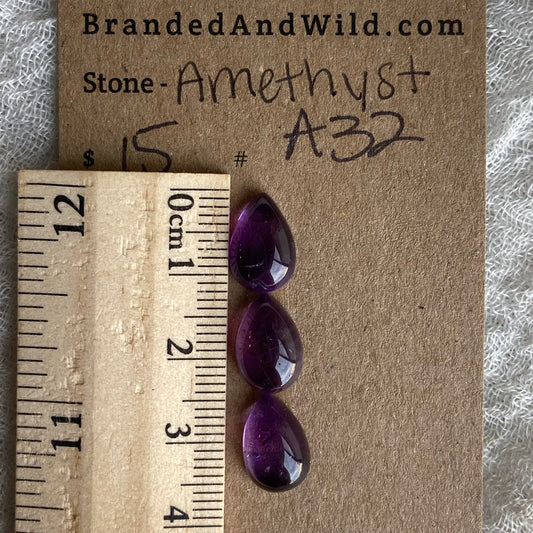 Amethyst Cabochon - A32