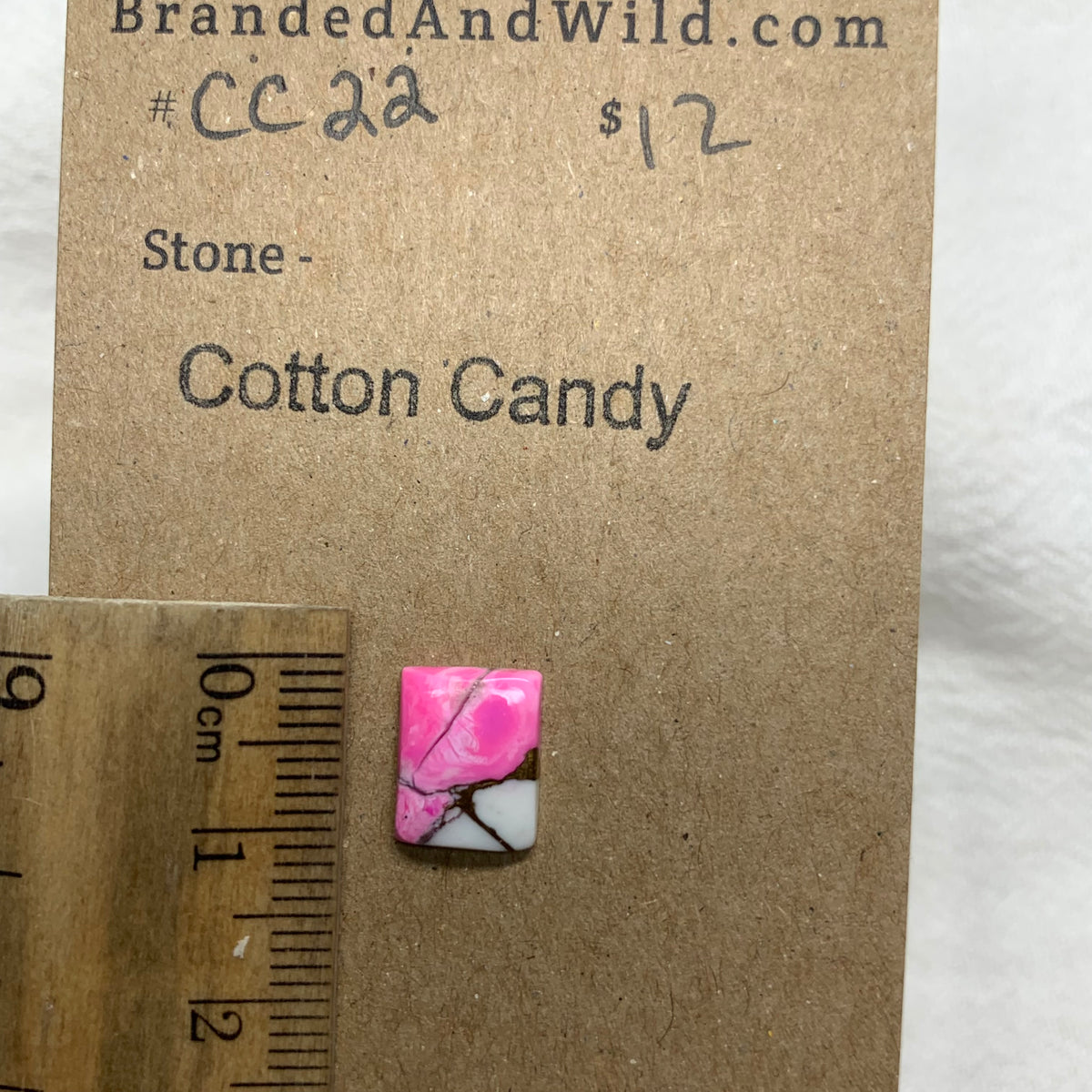 Cotton Candy Cabochon - CC22 69ED693C-CEBD-4C6D-BFBB-0184F123E4D7 Brandedandwild.com