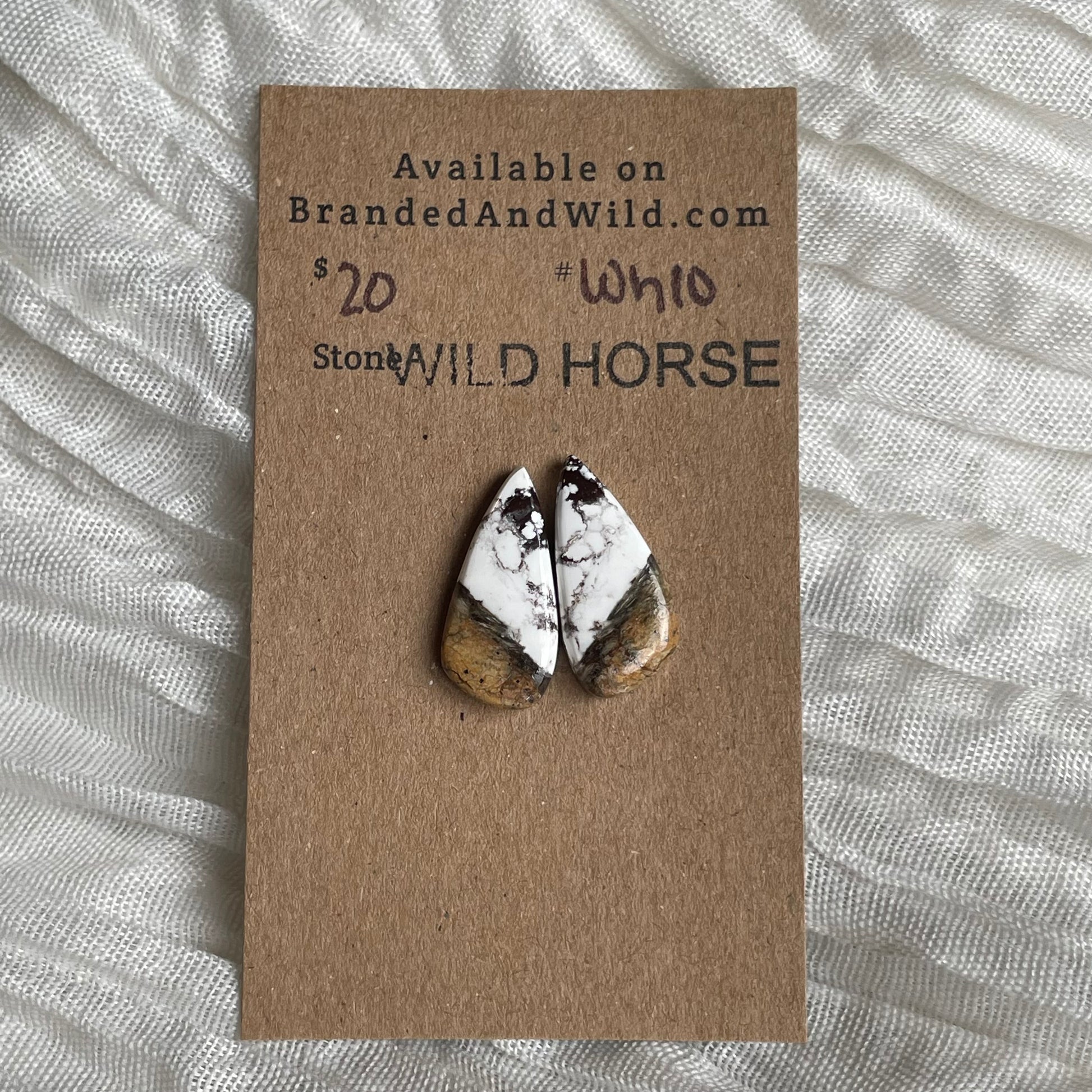 Wild Horse Cabochon - WH10 69FA13E2-5A54-4351-8F0A-F5EA7A5C8F78 Brandedandwild.com