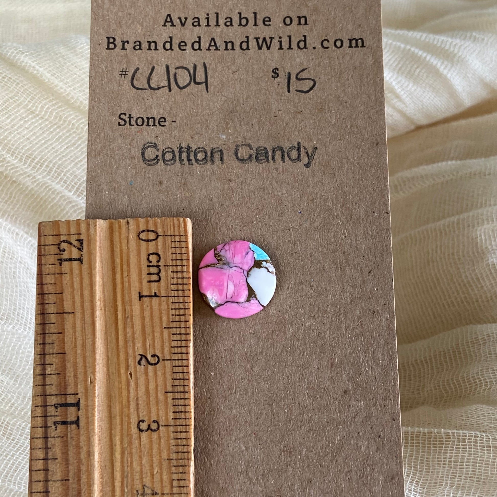 Cotton Candy Cabochon - CC104 6A06396D-8AE2-4E16-8A27-CD119F75064A Brandedandwild.com