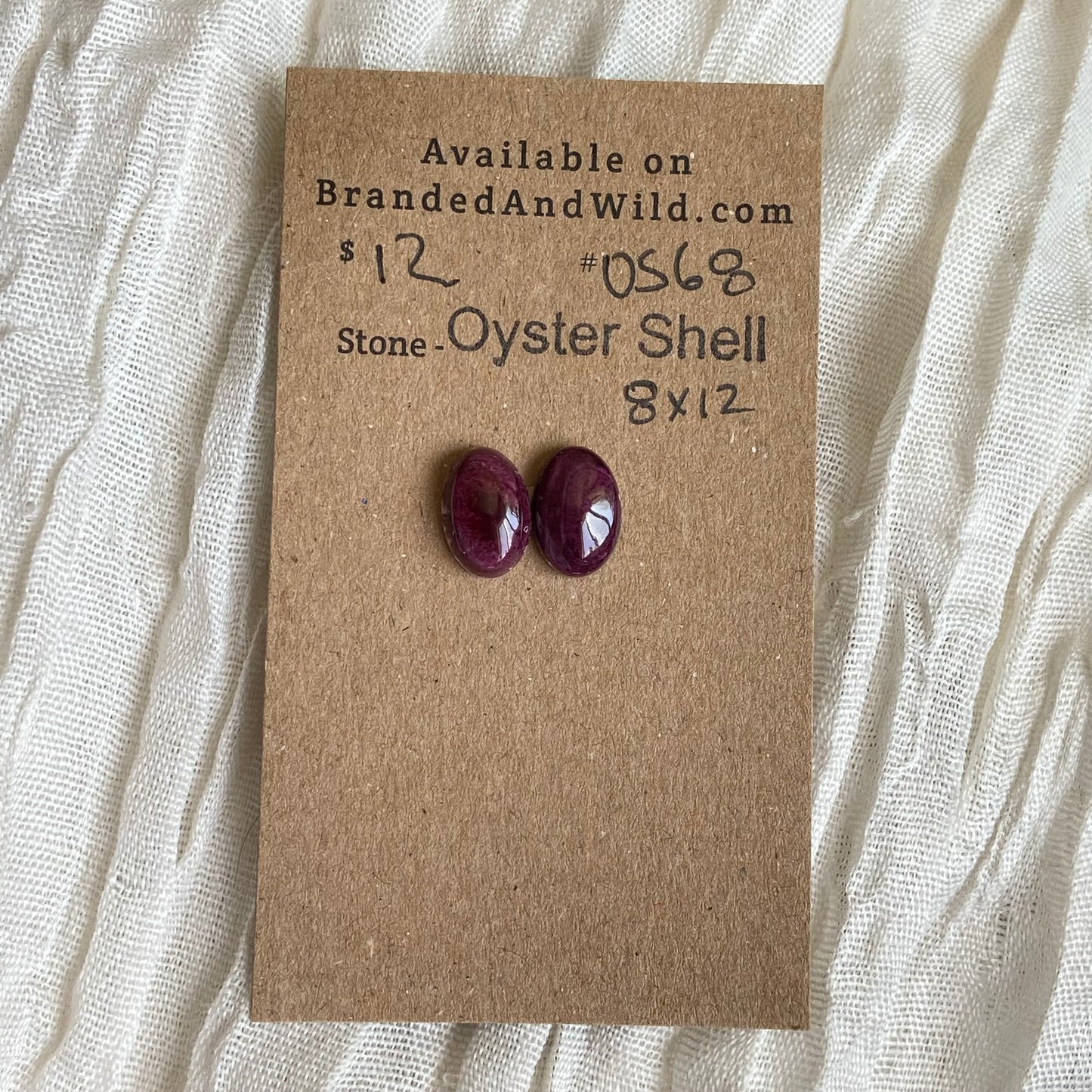 Oyster Shell Cabochon - OS68