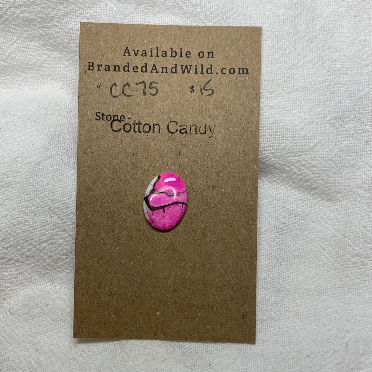 Cotton Candy Cabochon - CC75 6A120E5F-6C95-45A1-A408-8B8224522B7F Brandedandwild.com