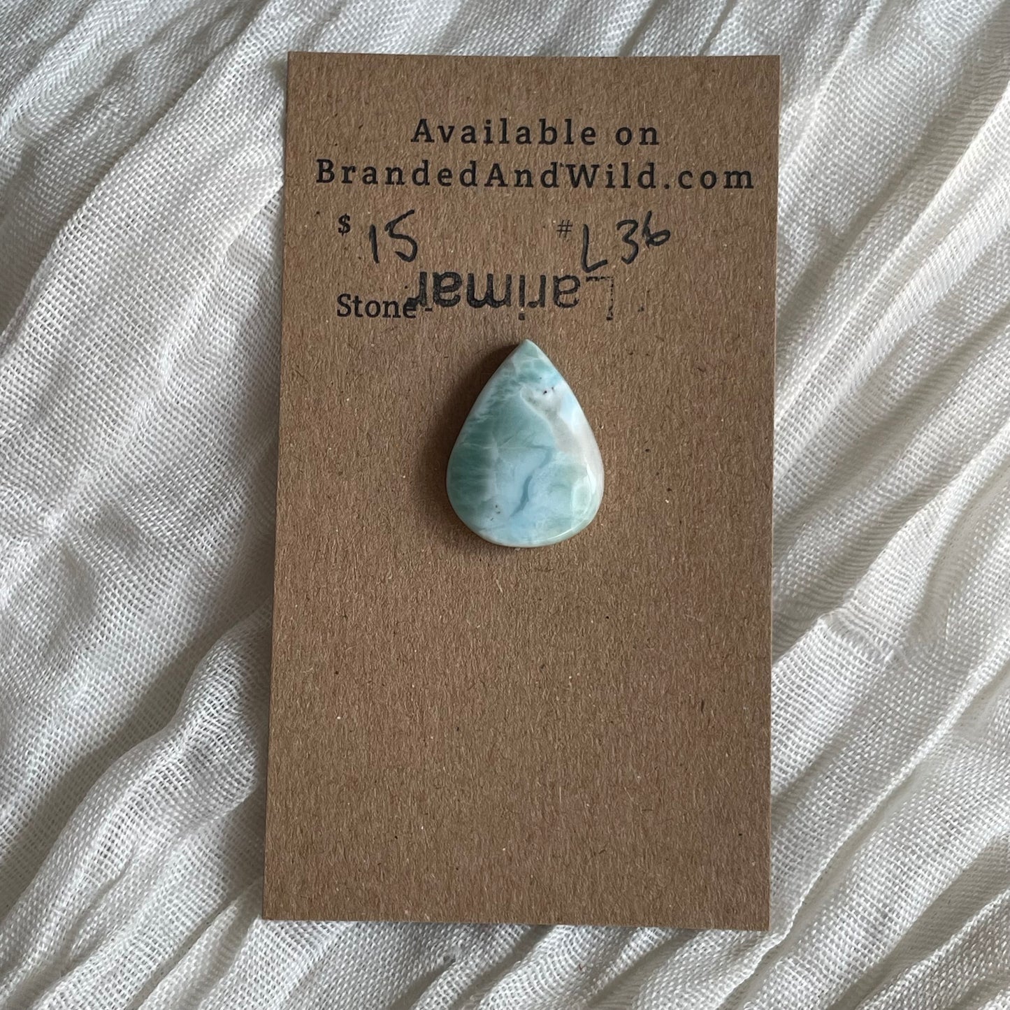 Larimar Cabochon - L36