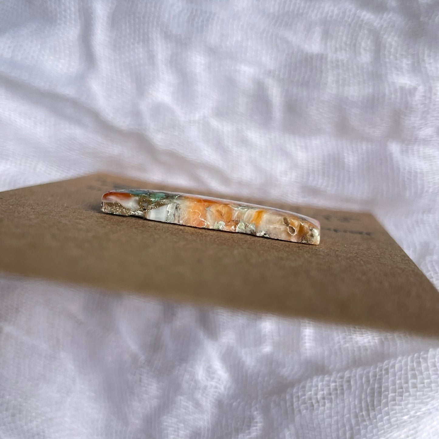 Turquoise, Oyster Shell, Copper Cabochon - TOC42 6A682F1E-9352-473A-81D7-6F20F087D134 Brandedandwild.com