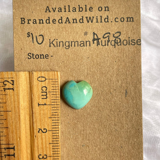 Kingman Turquoise Cabochon - KT98 6A6C73D1-D277-4B52-B7FB-63D737B01A2D Brandedandwild.com