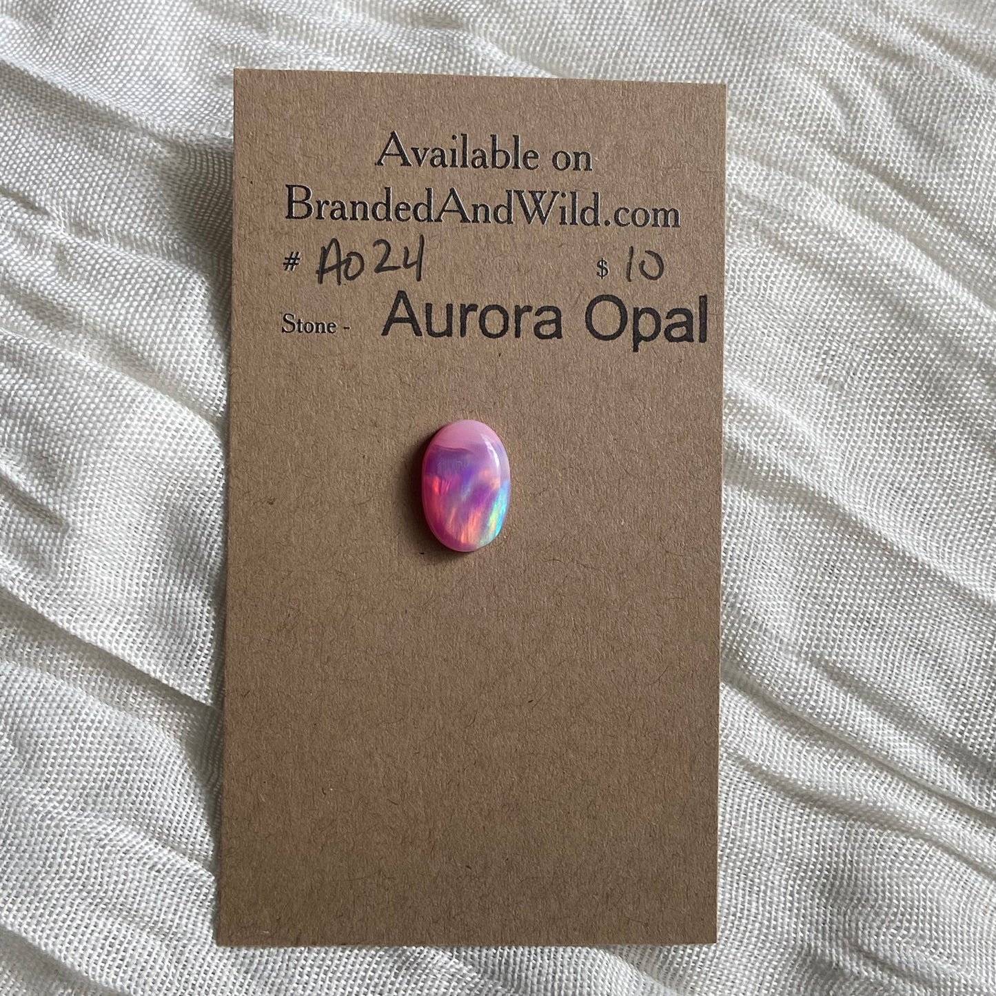 Aurora Opal Cabochon - A024 6AD7F5DC-A875-4478-A8E4-F036B46B6167 Brandedandwild.com