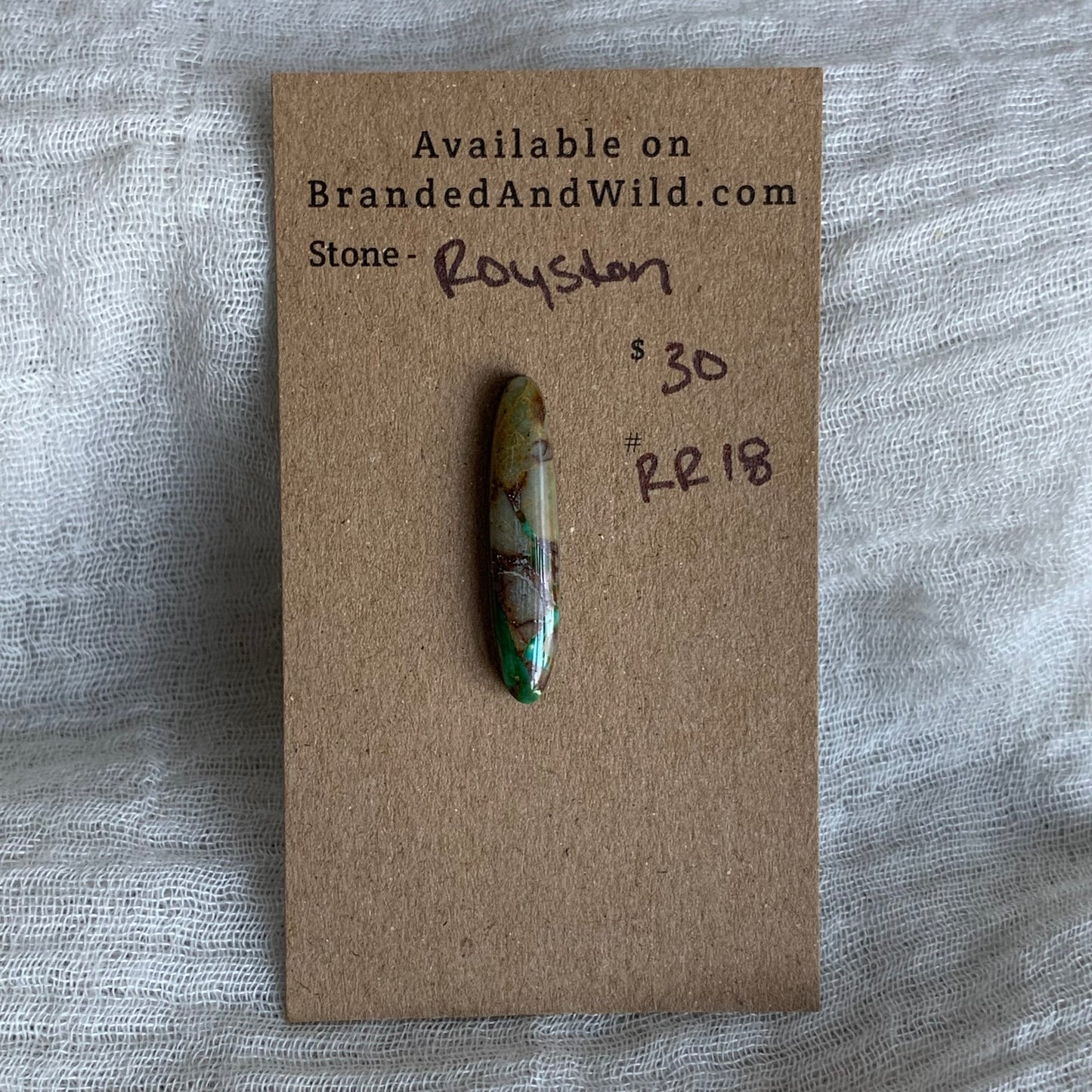 Royston Ribbon Turquoise Cabochon RR18