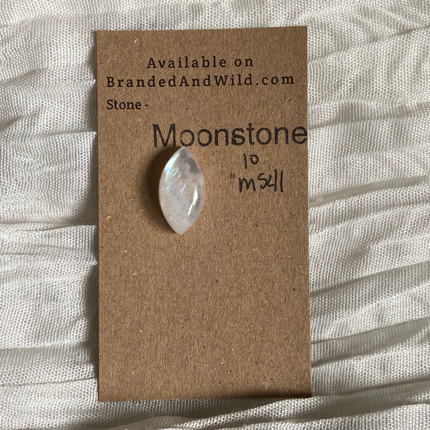 Moonstone cabochon - Ms41 6B011675-A809-4668-A7B6-3C6D87820BC7 Brandedandwild.com