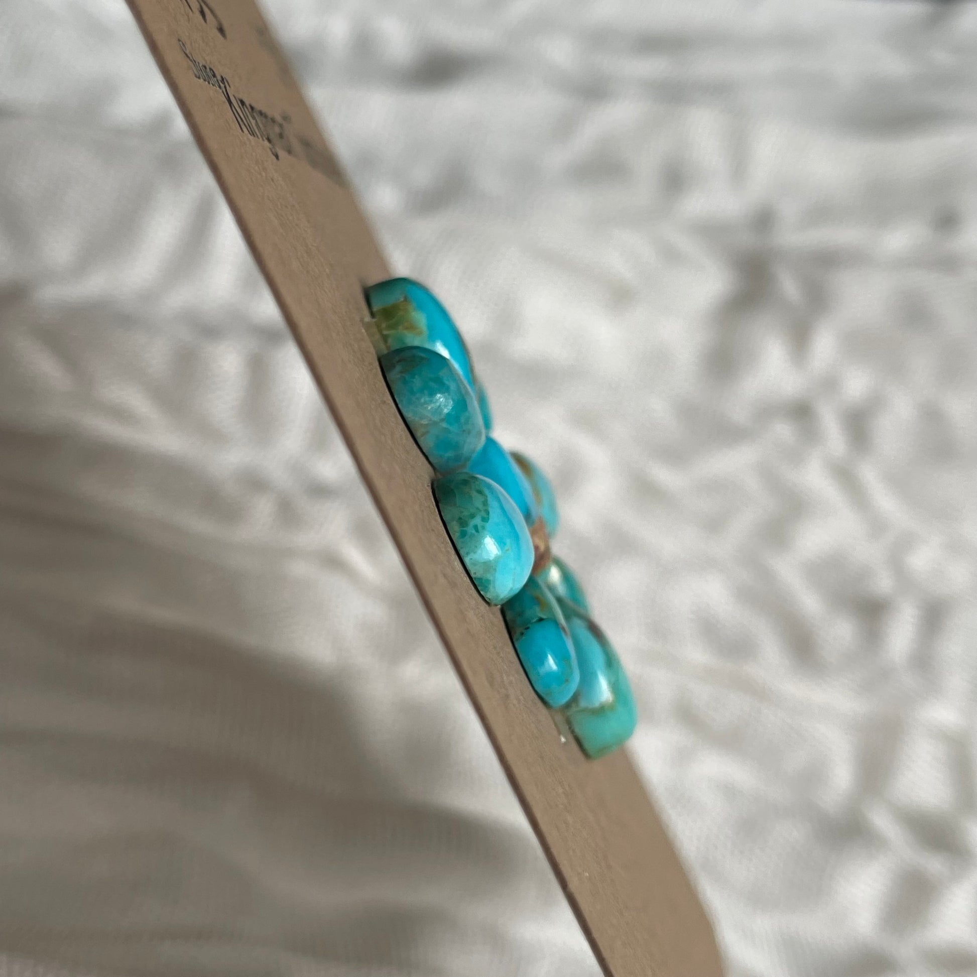 Kingman Turquoise Cabochon - KT35 6B06DE61-85AA-4447-B477-AF746B3E4A43 Brandedandwild.com