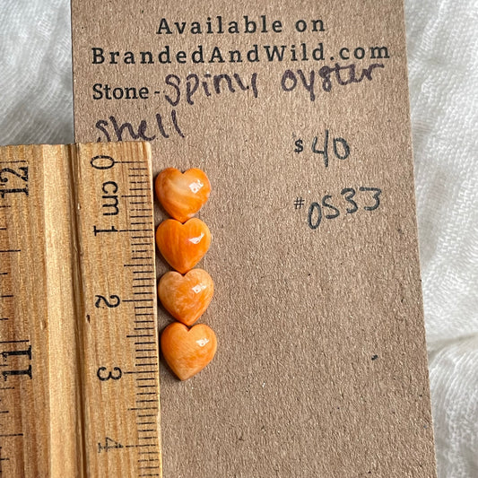 Spiny Oyster Shell Cabochon - OS33 6B11385B-8404-43E1-9B52-B008638D82C7 Brandedandwild.com