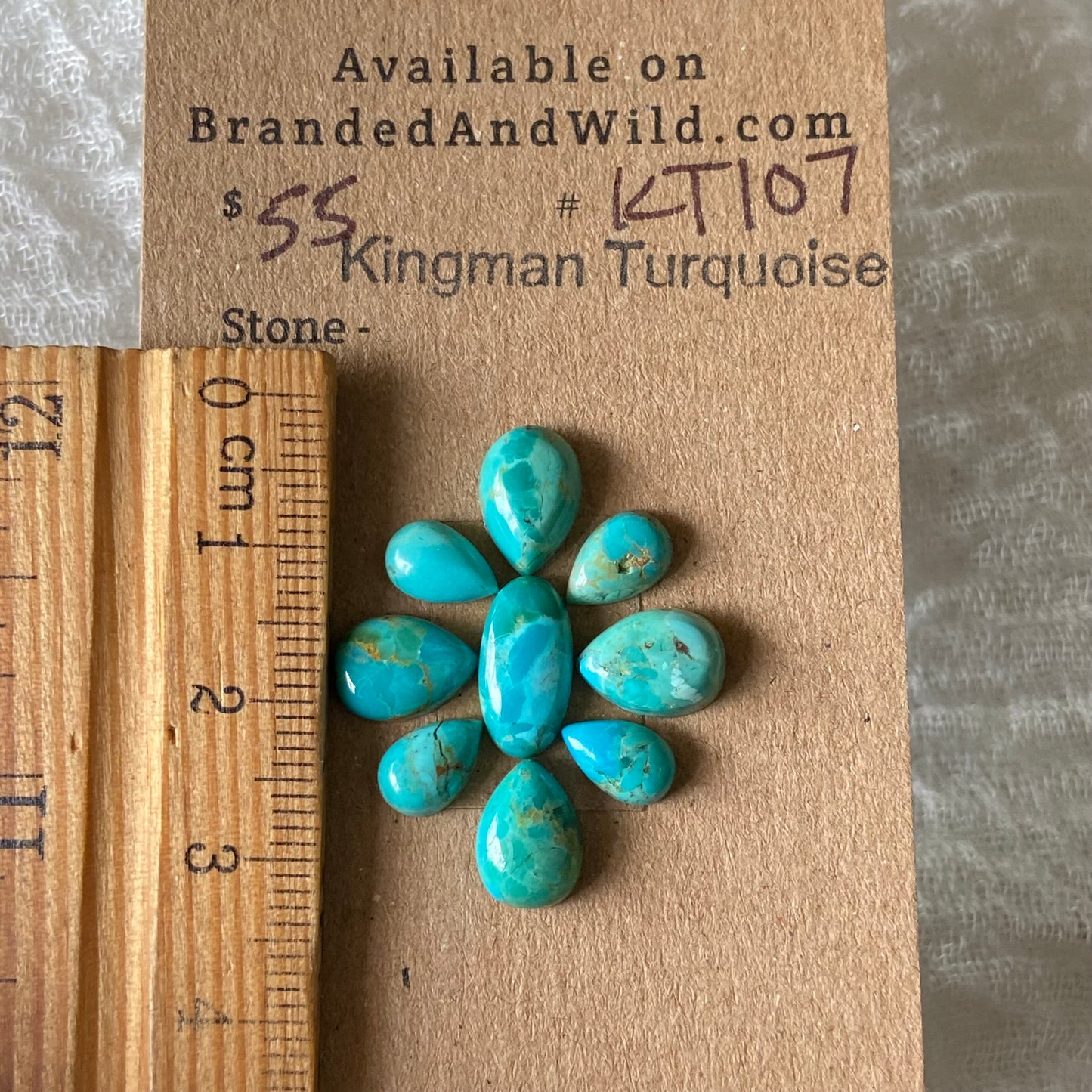 Kingman Turquoise Cabochon - KT107
