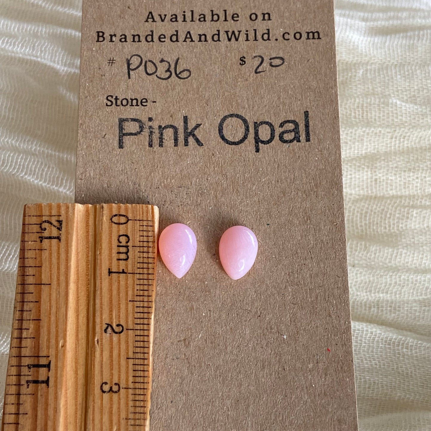Pink Opal Cabochon - P036