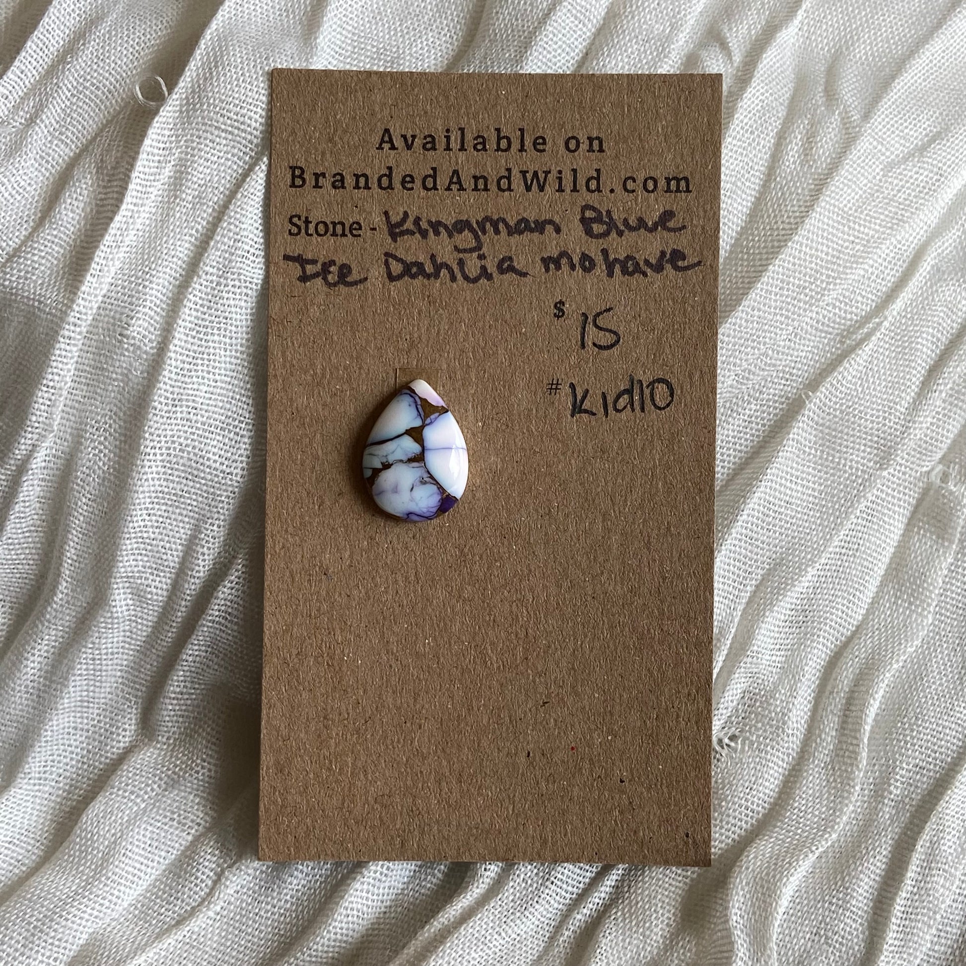 Ice Blue Dahlia Cabochon - KID10 6B9889D6-F0E6-4CE9-A539-0BCCCDA917FB Brandedandwild.com