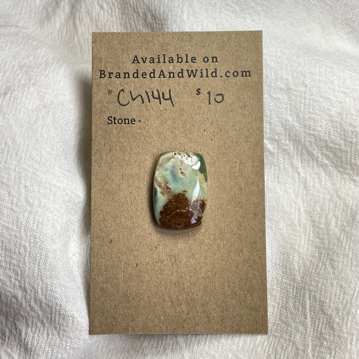 Chrysoprase Cabochon - CH144 6BAB7F2D-263F-4B04-B3C4-9025456134A0 Brandedandwild.com