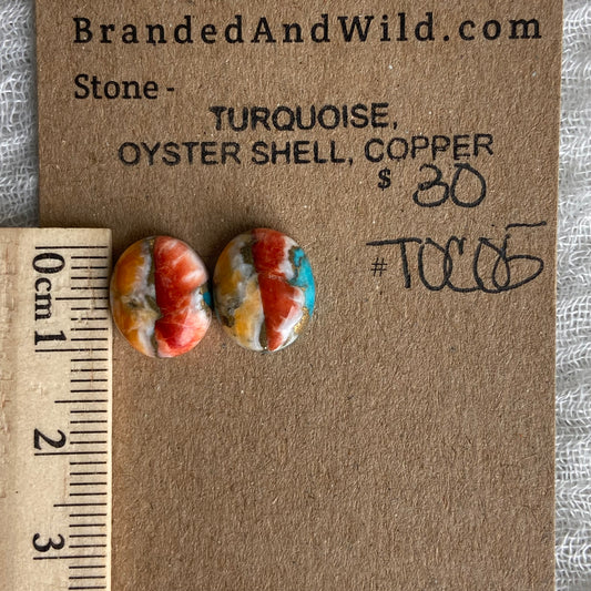 Turquoise, Oyster Shell, Copper - TOC05