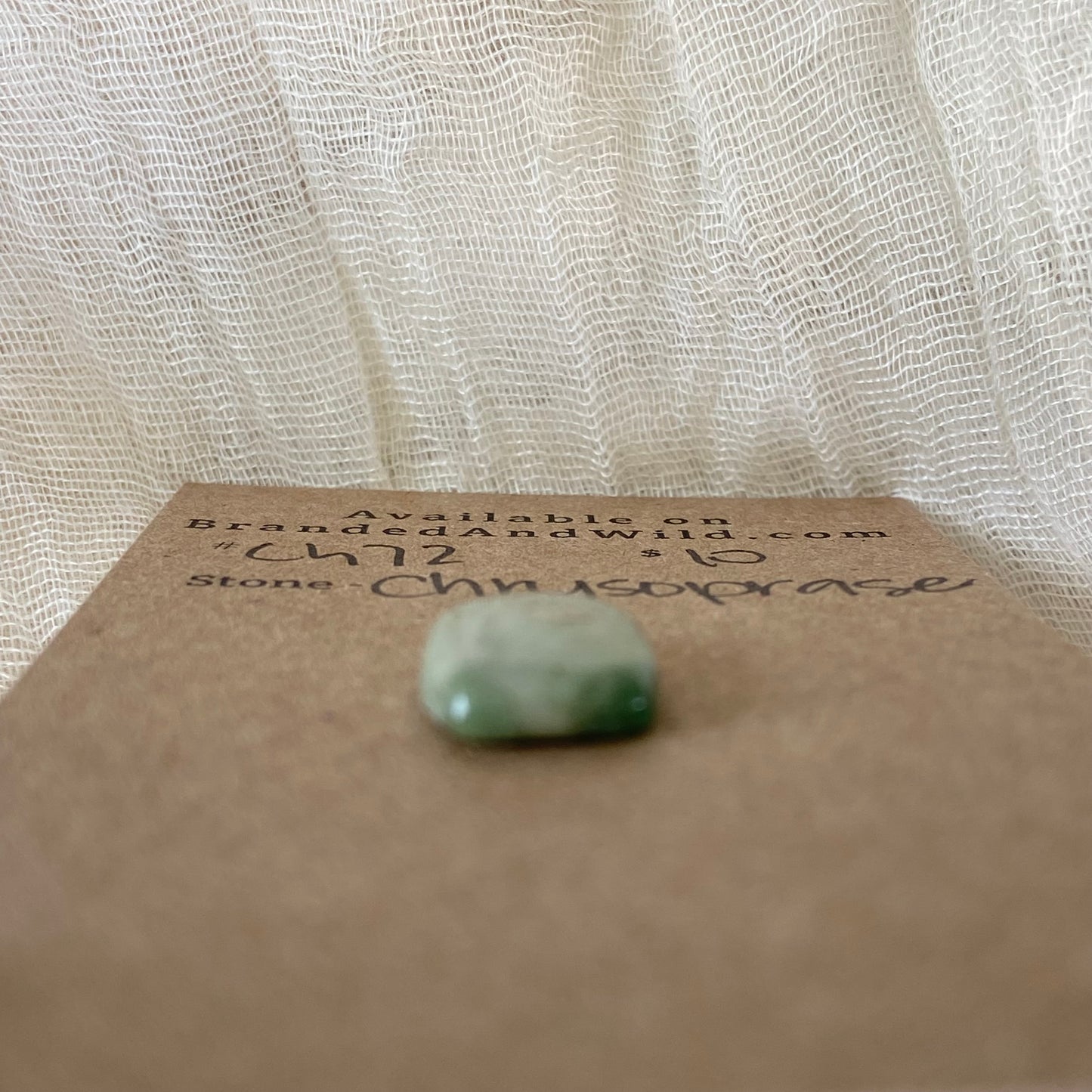 Chrysoprase Cabochon - Ch72 6BB7D32B-5DCC-413E-BBCF-3DFD19E07EE3 Brandedandwild.com