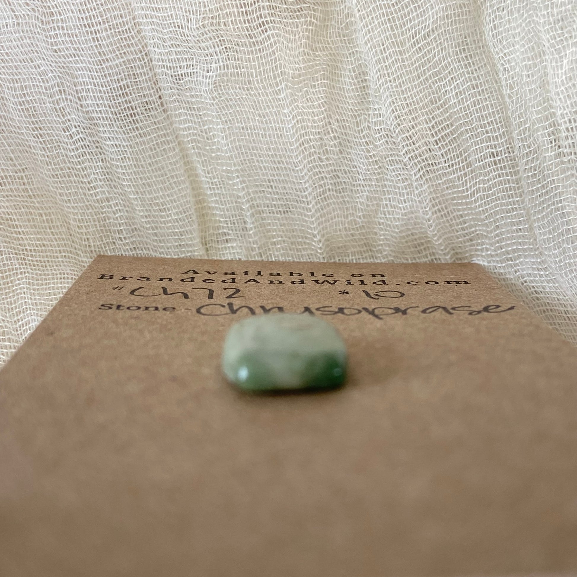 Chrysoprase Cabochon - Ch72 6BB7D32B-5DCC-413E-BBCF-3DFD19E07EE3 Brandedandwild.com