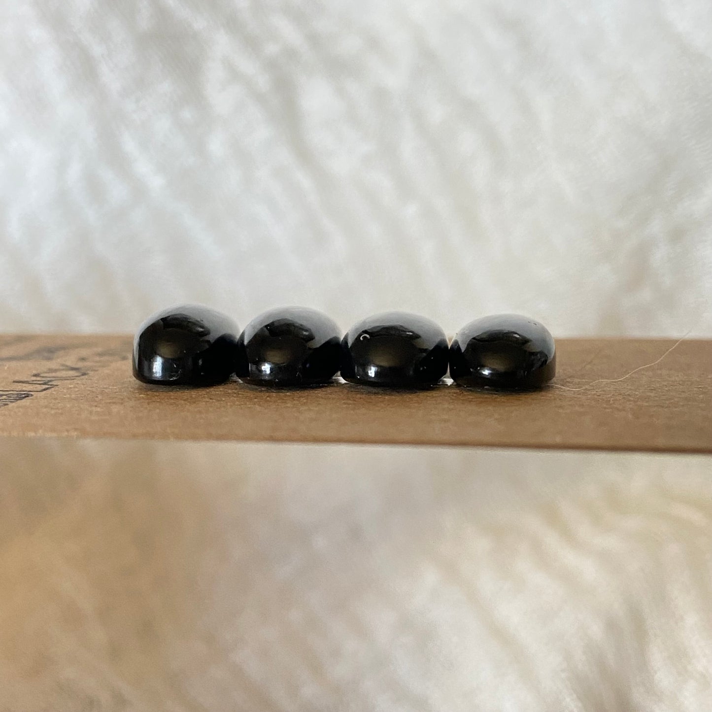 Black Onyx Cabochon - B014 6BBDC042-7148-4250-8004-F2A7DD7A5A5B Brandedandwild.com