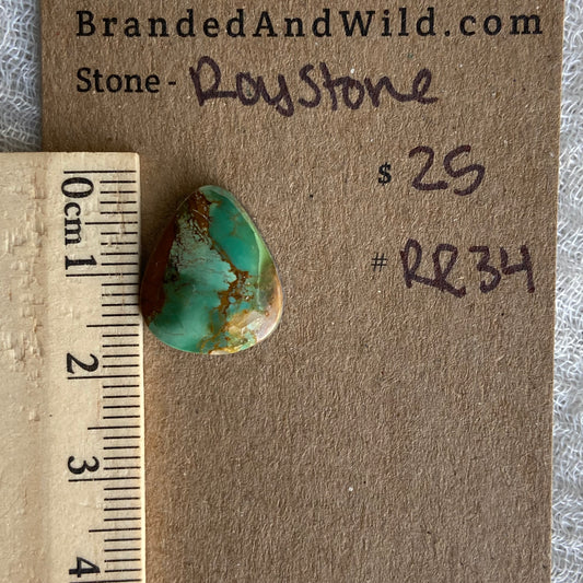 Royston Ribbon Turquoise Cabochon RR34