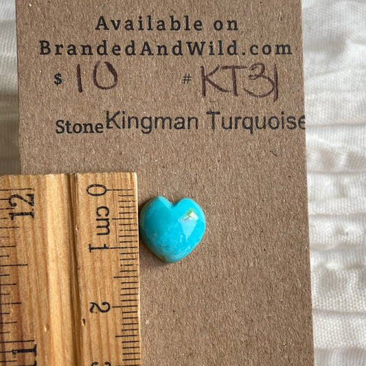Kingman Turquoise Cabochon - KT31 6BF4917D-0142-438F-A0E3-D7A593F04BA6 Brandedandwild.com