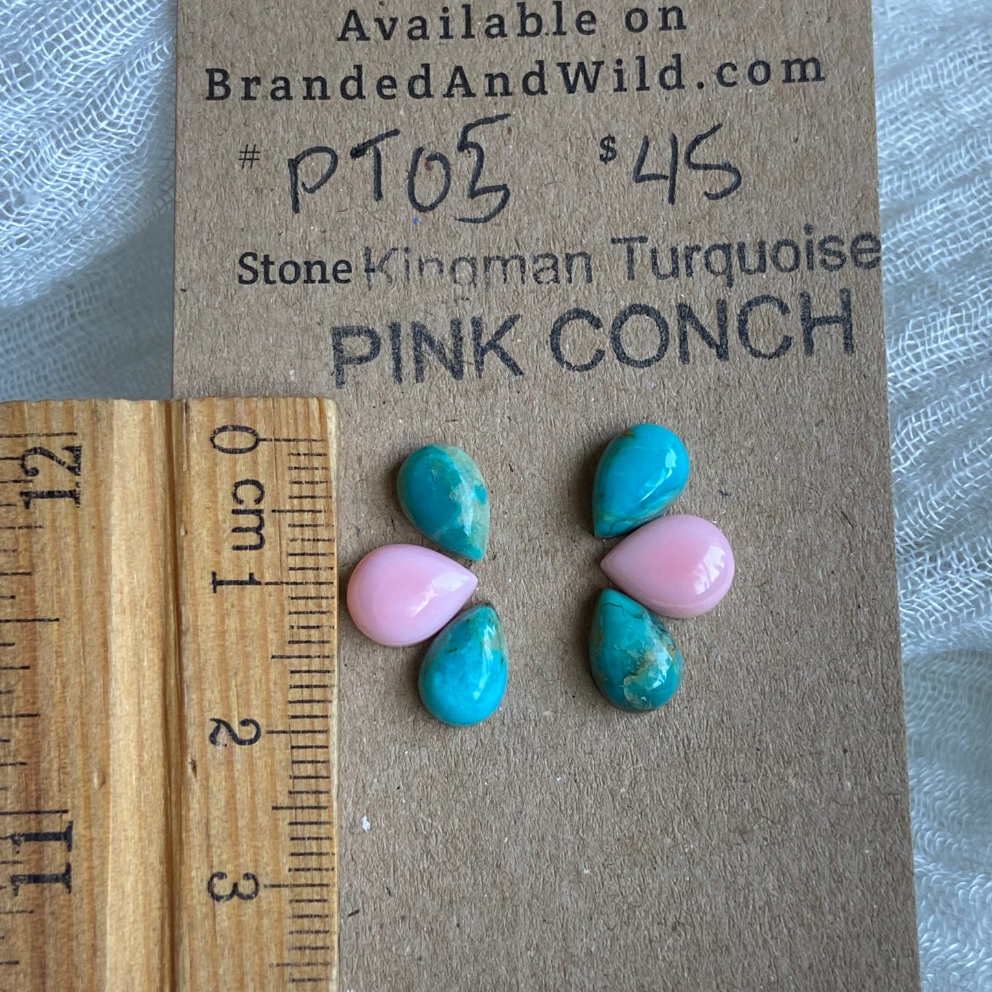 Pink Conch / Oyster Shell Cabochon - PK05