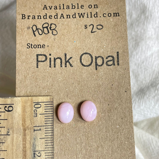 Pink Opal Cabochon - PO88 6BFAF713-F999-433C-A2D7-D71B303B8DF6 Brandedandwild.com
