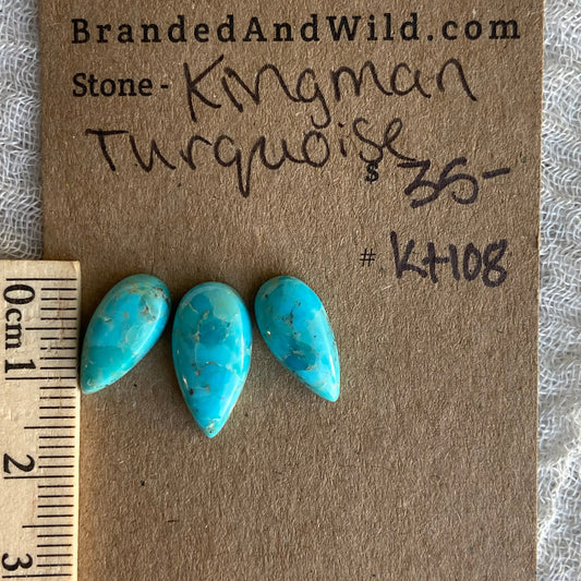 Kingman Turquoise Cabochon - KT108