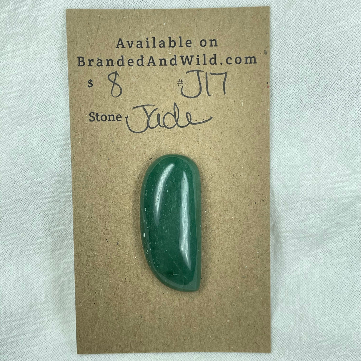 Jade Cabochon - J17 6C1A38D7-9FB3-4A06-94F1-1D518CA9B271 Brandedandwild.com