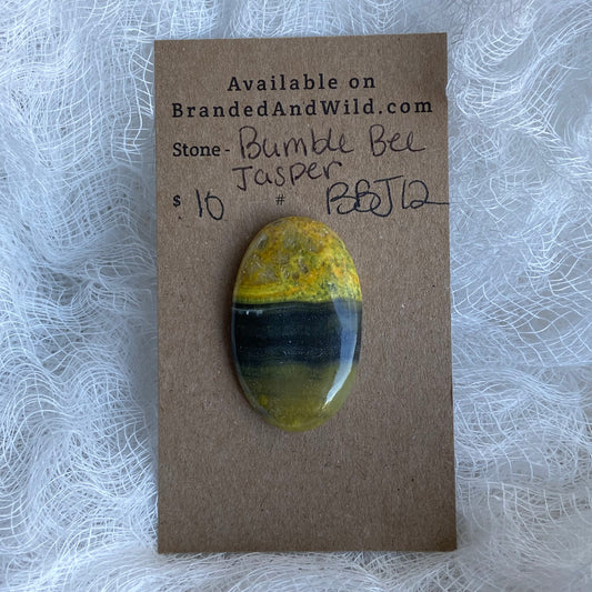 Bumblebee Jasper Cabochon - BBJ12