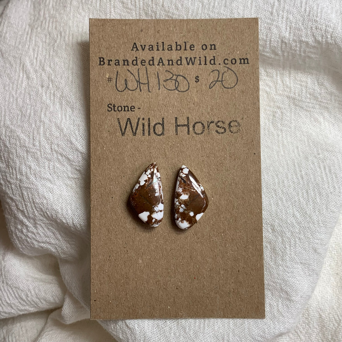 Wild Horse Cabochon - WH130 6C423FF2-08A3-4EC5-A05F-30CD3682C1C5 Brandedandwild.com