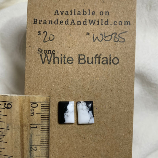 White Buffalo Cabochon - WB35 6C5510BD-84E8-42EA-8B71-0ECA4C798ECF Brandedandwild.com