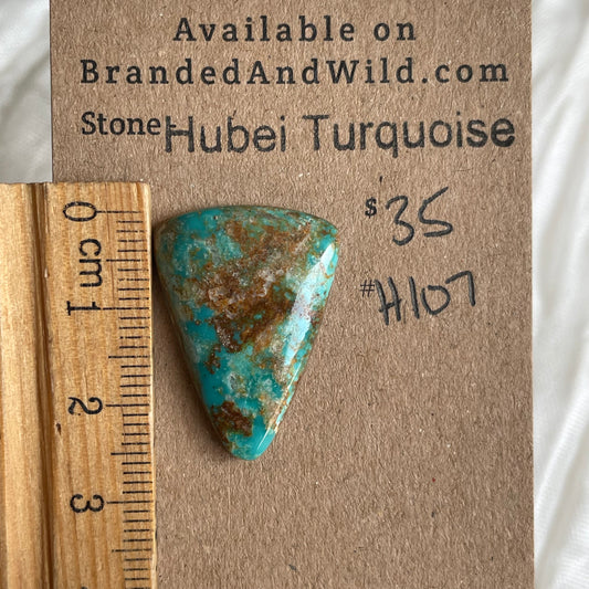 Hubei Turquoise Cabochon - H107 6C5A5DE3-A3D1-48AA-86A0-DC07D49B7374 Brandedandwild.com