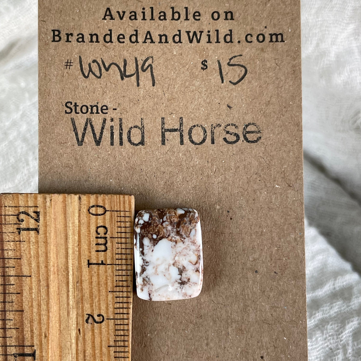 Wild Horse Cabochon - WH49 6C9A46B1-4F9E-4B90-A9D0-67B9912BF777 Brandedandwild.com