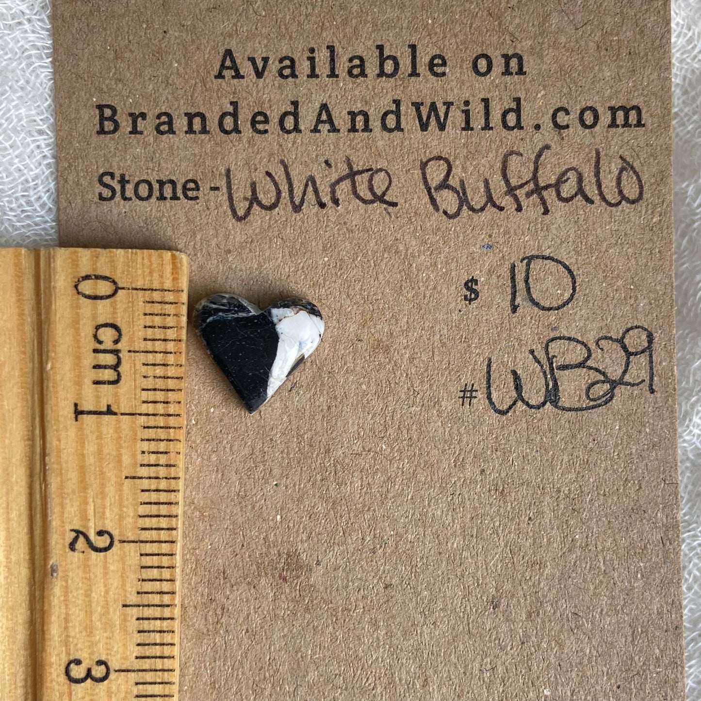 White Buffalo Cabochon - WB29