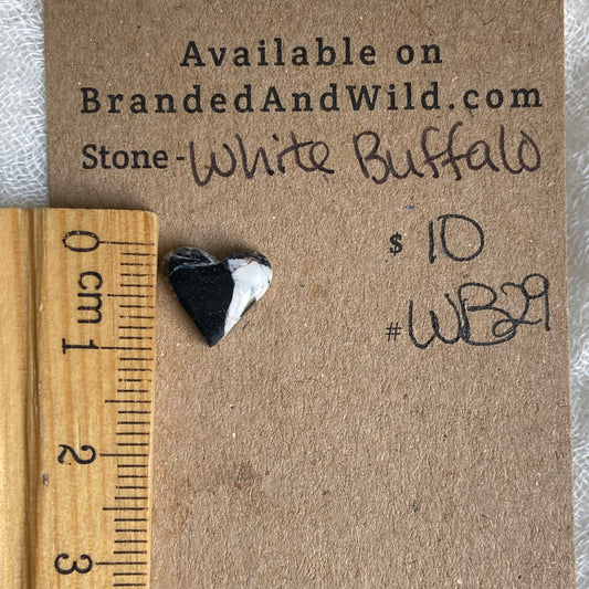 White Buffalo Cabochon - WB29