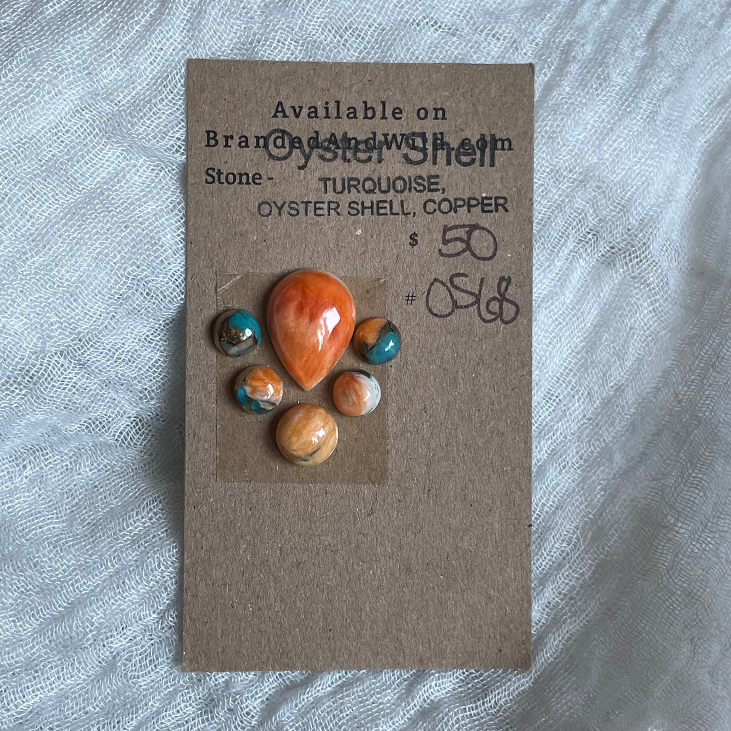 Oyster Shell Cabochon - OS68
