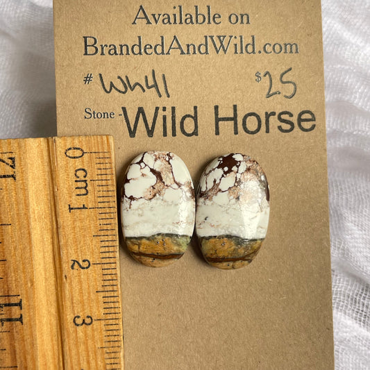 Wild Horse Cabochon - WH41 6CD689D9-4DF0-4DE7-9F9D-2532EE56F56C Brandedandwild.com