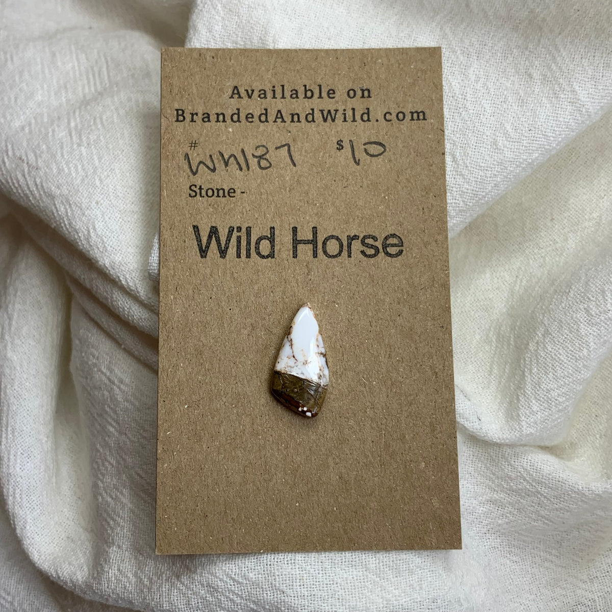 Wild Horse Cabochon - WH187 6CE687C1-60D6-4DED-995F-3CD752BCA52C Brandedandwild.com