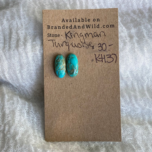 Kingman Turquoise Cabochon - KT137