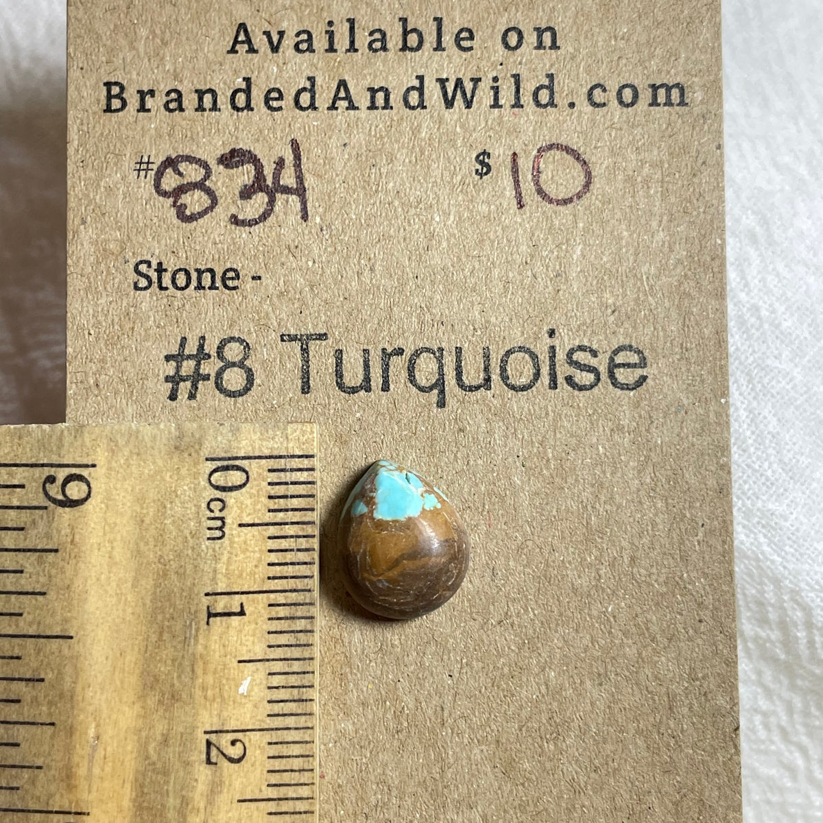 #8 Turquoise Cabochon - #834