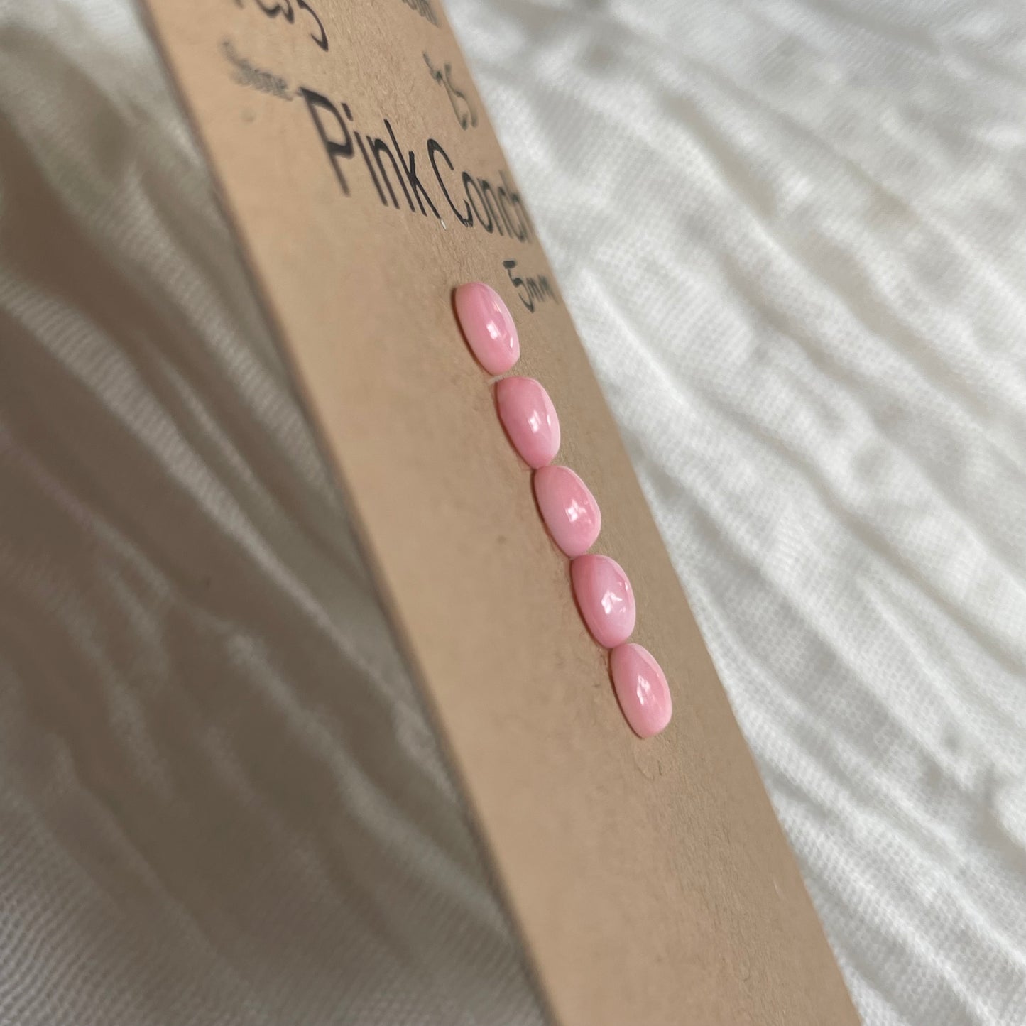 Pink Conch Cabochon - PC33 6D18F42C-F7CA-4E23-8690-83C6A22011EB Brandedandwild.com