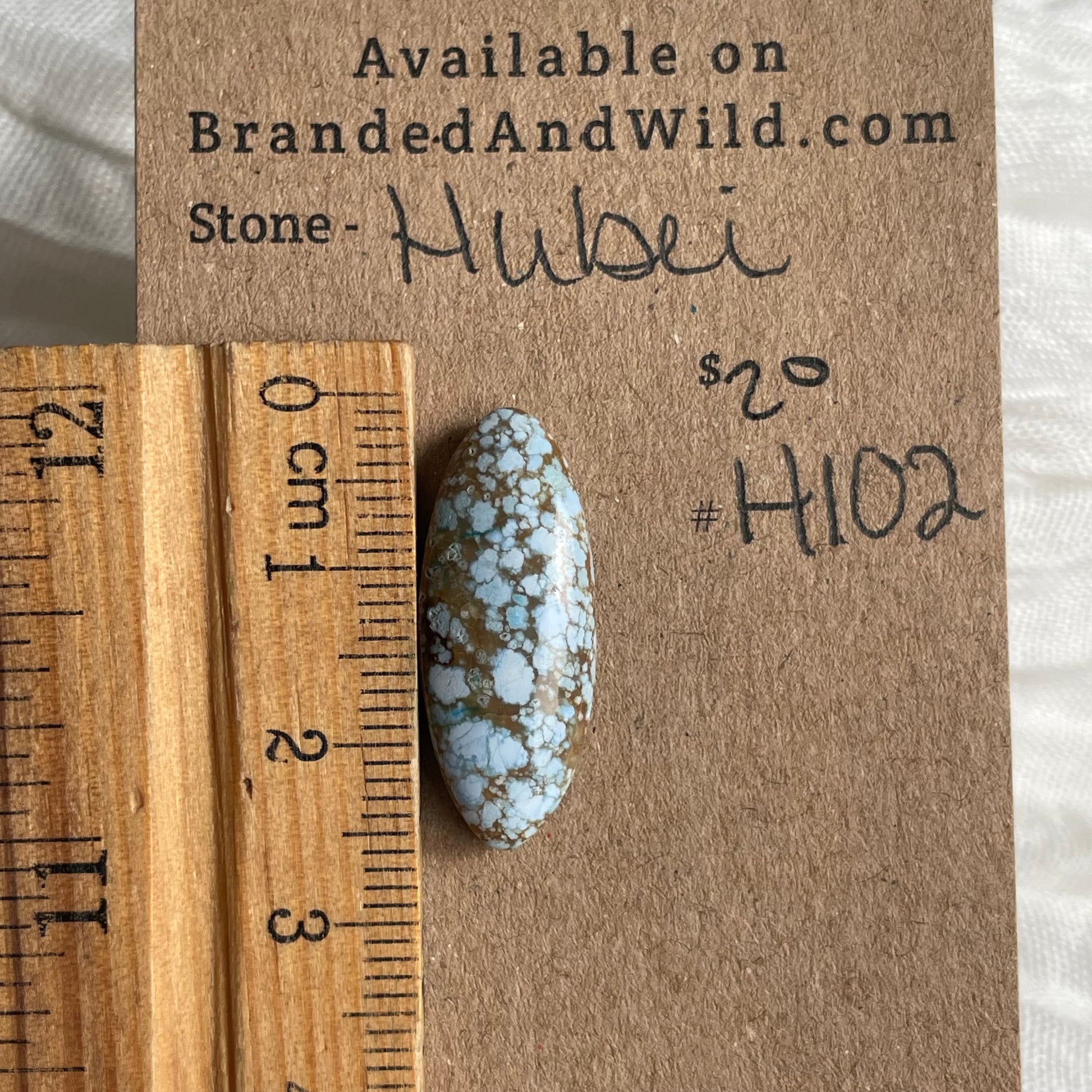 Hubei Turquoise Cabochon - H102 6D253FAE-FE85-4315-9947-297D7428D994 Brandedandwild.com