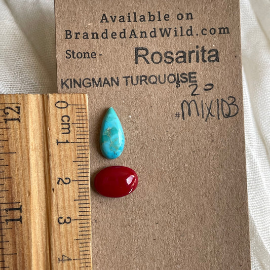 Rosarita / Kingman Turquoise Cabochon - MIX103 6D348E99-C7BE-4E14-BDFB-ED4468CA4952 Brandedandwild.com